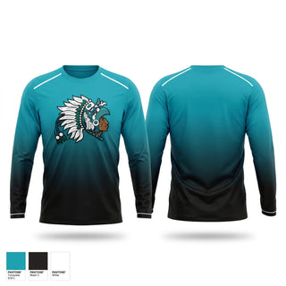 Long Sleeve Performance Shirt, Mendota Aztecs, Track & Field, Teamtime, Team time, sublimation, custom sports apparel, team uniforms, spirit wear, spiritwear, sports uniforms, custom shirts, team store, custom team store, fundraiser sports, apparel fundraiser