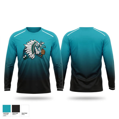 Mendota Aztecs 45908092 Long Sleeve Performance Shirt 2
