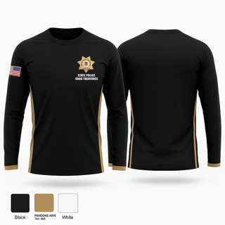 Long Sleeve Performance Shirt, State Police Gang Taskforce, Police, Teamtime, Team time, sublimation, custom sports apparel, team uniforms, spirit wear, spiritwear, sports uniforms, custom shirts, team store, custom team store, fundraiser sports, apparel fundraiser