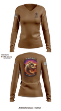 C. Co. 2ND PLT Women's Long Sleeve V-neck Shirt - 21
