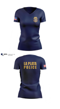 La Plata Police Department Women's Short Sleeve V-neck Shirt - 5
