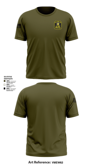 Short Sleeve Performance Shirt, LE ROY POLICE DEPARTMENT, Police, Teamtime, Team time, sublimation, custom sports apparel, team uniforms, spirit wear, spiritwear, sports uniforms, custom shirts, team store, custom team store, fundraiser sports, apparel fundraiser