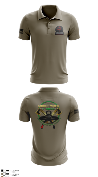 Short Sleeve Performance Polo, Warhammer Fitness, , Teamtime, Team time, sublimation, custom sports apparel, team uniforms, spirit wear, spiritwear, sports uniforms, custom shirts, team store, custom team store, fundraiser sports, apparel fundraiser