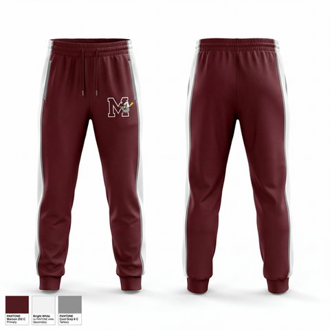 Sweatpants, Mission Eagles, Baseball, Teamtime, Team time, sublimation, custom sports apparel, team uniforms, spirit wear, spiritwear, sports uniforms, custom shirts, team store, custom team store, fundraiser sports, apparel fundraiser