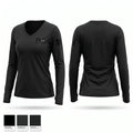 THP motor carrier unit Women's Long Sleeve V-neck Shirt - 1