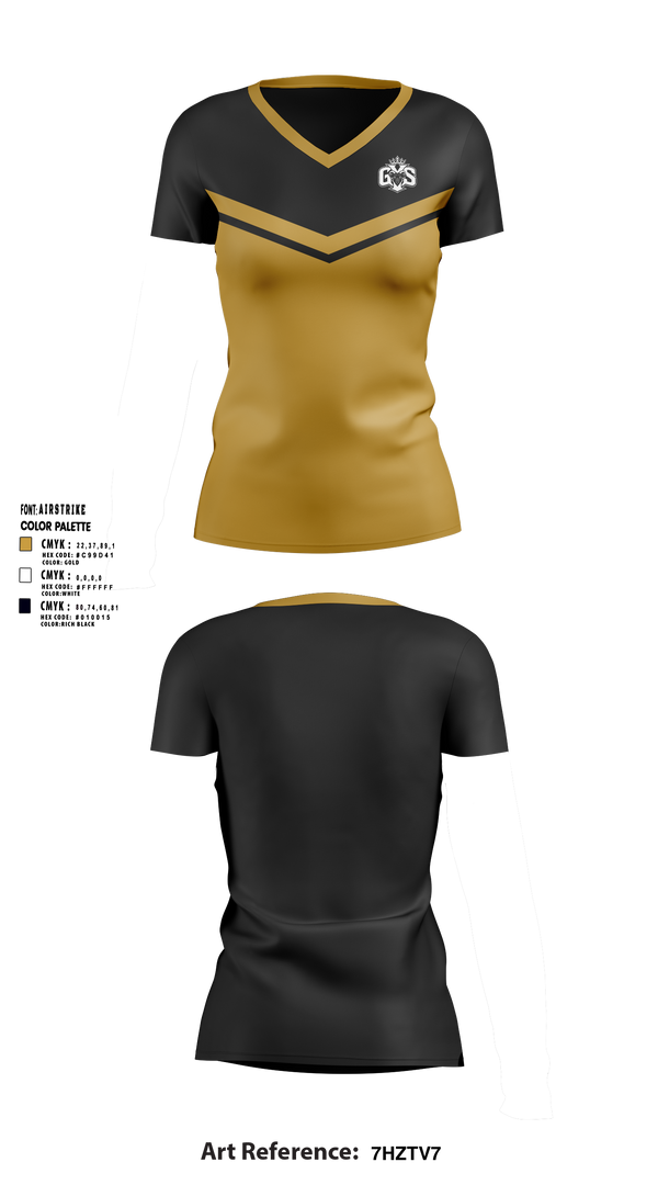 Womens Short Sleeve Vneck Shirt, GYS, Spirit Store, Teamtime, Team time, sublimation, custom sports apparel, team uniforms, spirit wear, spiritwear, sports uniforms, custom shirts, team store, custom team store, fundraiser sports, apparel fundraiser