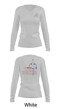 Lawrence County Knights 87391938 Women's Long Sleeve V-neck Shirt - 11