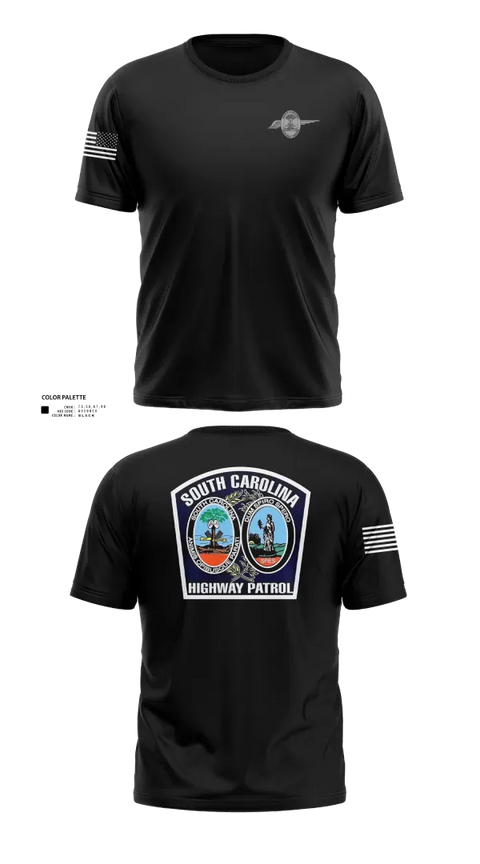 Old School Cotton Feel Shirt, South Carolina highway patrol, Police, Teamtime, Team time, sublimation, custom sports apparel, team uniforms, spirit wear, spiritwear, sports uniforms, custom shirts, team store, custom team store, fundraiser sports, apparel fundraiser