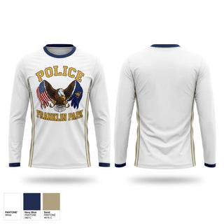 Long Sleeve Performance Shirt, Franklin Park Police, Baseball, Teamtime, Team time, sublimation, custom sports apparel, team uniforms, spirit wear, spiritwear, sports uniforms, custom shirts, team store, custom team store, fundraiser sports, apparel fundraiser
