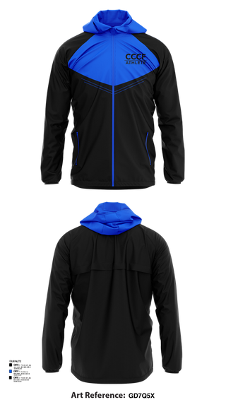 Windbreaker, CCCF, Track & Field, Teamtime, Team time, sublimation, custom sports apparel, team uniforms, spirit wear, spiritwear, sports uniforms, custom shirts, team store, custom team store, fundraiser sports, apparel fundraiser