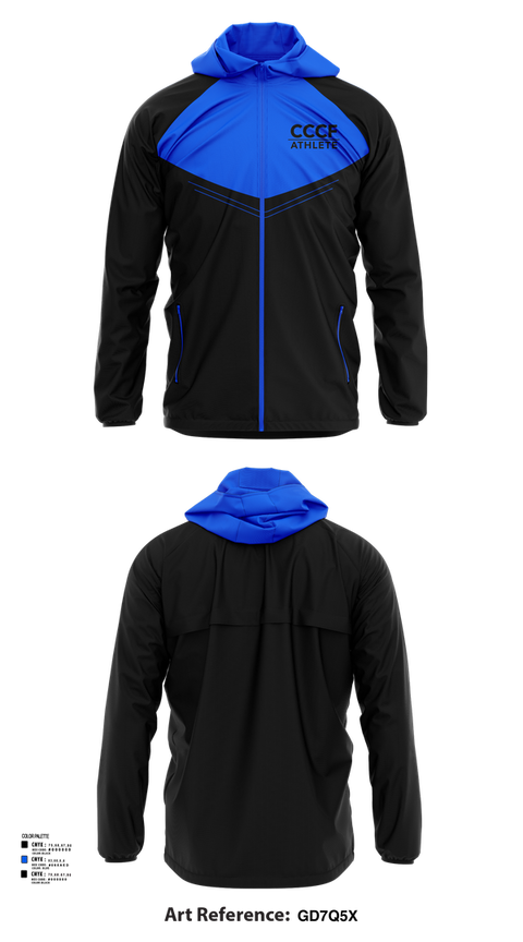 Windbreaker, CCCF, Track & Field, Teamtime, Team time, sublimation, custom sports apparel, team uniforms, spirit wear, spiritwear, sports uniforms, custom shirts, team store, custom team store, fundraiser sports, apparel fundraiser
