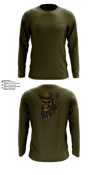 Long Sleeve Performance Shirt, 1776 Military Police Company, , Teamtime, Team time, sublimation, custom sports apparel, team uniforms, spirit wear, spiritwear, sports uniforms, custom shirts, team store, custom team store, fundraiser sports, apparel fundraiser