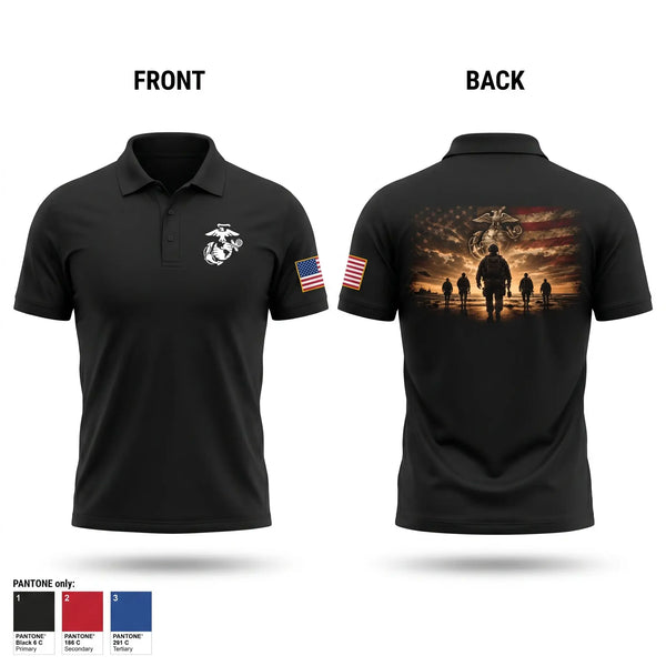 Short Sleeve Performance Polo, RSS MCDONOUGH, Marines, Teamtime, Team time, sublimation, custom sports apparel, team uniforms, spirit wear, spiritwear, sports uniforms, custom shirts, team store, custom team store, fundraiser sports, apparel fundraiser