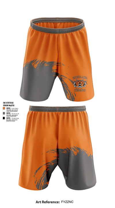 Ephrata High School Tennis 57707474 Athletic Shorts With Pockets - 2