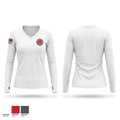 McCook Fire Department Women's Long Sleeve V-neck Shirt - 1