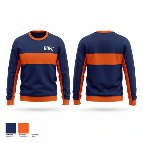 Crew Neck Sweatshirt, BUFC, Men's Soccer, Teamtime, Team time, sublimation, custom sports apparel, team uniforms, spirit wear, spiritwear, sports uniforms, custom shirts, team store, custom team store, fundraiser sports, apparel fundraiser