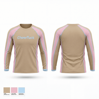 Long Sleeve Performance Shirt, CheerTuck, Cheer, Teamtime, Team time, sublimation, custom sports apparel, team uniforms, spirit wear, spiritwear, sports uniforms, custom shirts, team store, custom team store, fundraiser sports, apparel fundraiser