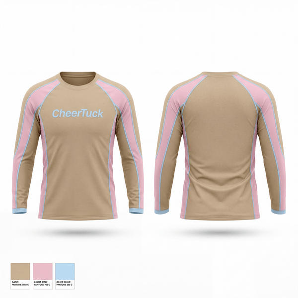 Long Sleeve Performance Shirt, CheerTuck, Cheer, Teamtime, Team time, sublimation, custom sports apparel, team uniforms, spirit wear, spiritwear, sports uniforms, custom shirts, team store, custom team store, fundraiser sports, apparel fundraiser