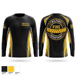 Long Sleeve Performance Shirt, Milford fire department, Fire Department, Teamtime, Team time, sublimation, custom sports apparel, team uniforms, spirit wear, spiritwear, sports uniforms, custom shirts, team store, custom team store, fundraiser sports, apparel fundraiser