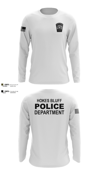 Long Sleeve Performance Shirt, HOKES BLUFF POLICE DEPARTMENT, Police, Teamtime, Team time, sublimation, custom sports apparel, team uniforms, spirit wear, spiritwear, sports uniforms, custom shirts, team store, custom team store, fundraiser sports, apparel fundraiser
