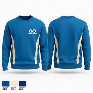 Crew Neck Sweatshirt, Infinity Fitness, Spirit Store, Teamtime, Team time, sublimation, custom sports apparel, team uniforms, spirit wear, spiritwear, sports uniforms, custom shirts, team store, custom team store, fundraiser sports, apparel fundraiser