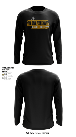 Long Sleeve Performance Shirt, Ball Placement, Men's Basketball, Teamtime, Team time, sublimation, custom sports apparel, team uniforms, spirit wear, spiritwear, sports uniforms, custom shirts, team store, custom team store, fundraiser sports, apparel fundraiser