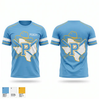 Short Sleeve Performance Shirt, Pokes, Baseball, Teamtime, Team time, sublimation, custom sports apparel, team uniforms, spirit wear, spiritwear, sports uniforms, custom shirts, team store, custom team store, fundraiser sports, apparel fundraiser