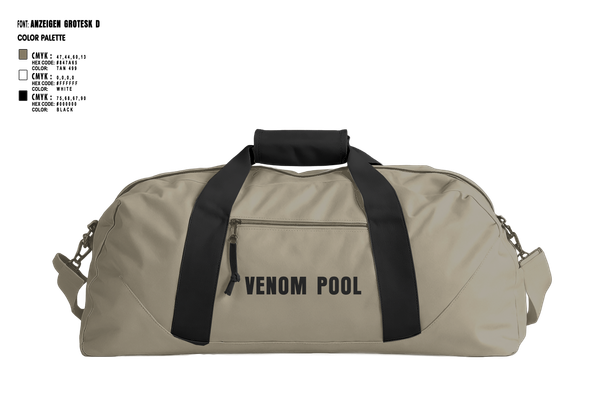 Duffle Bag, Venom Pool, , Teamtime, Team time, sublimation, custom sports apparel, team uniforms, spirit wear, spiritwear, sports uniforms, custom shirts, team store, custom team store, fundraiser sports, apparel fundraiser