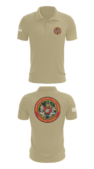 Short Sleeve Performance Polo, Marine Corps Security Forces Battalion, , Teamtime, Team time, sublimation, custom sports apparel, team uniforms, spirit wear, spiritwear, sports uniforms, custom shirts, team store, custom team store, fundraiser sports, apparel fundraiser