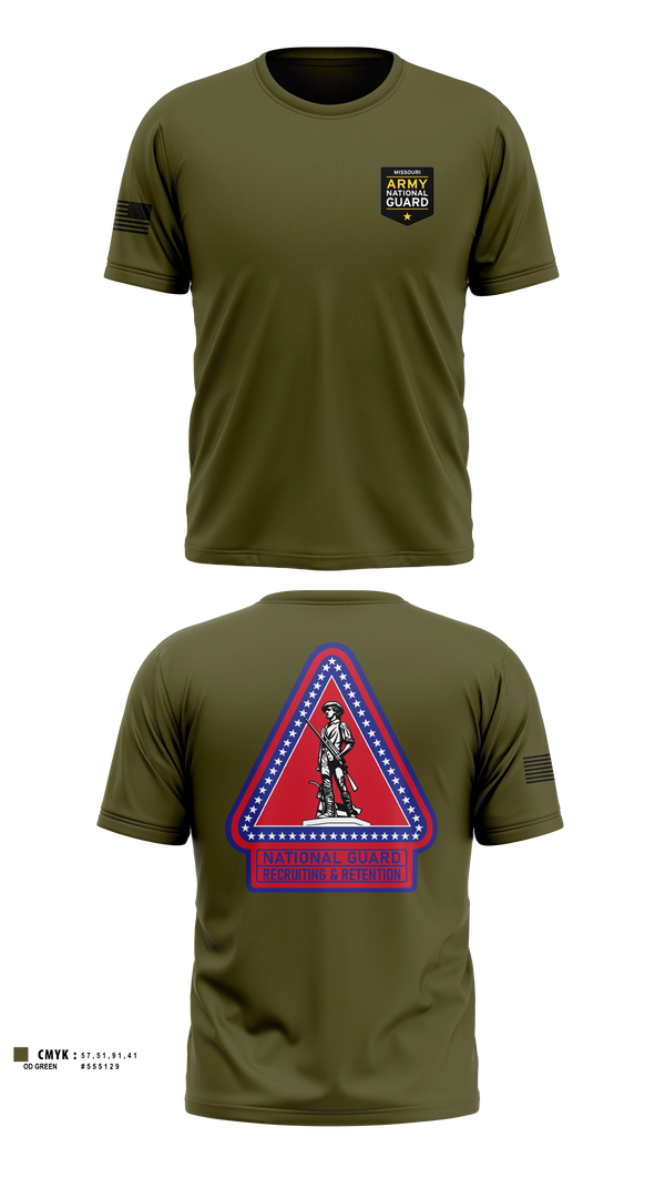 Short Sleeve Performance Shirt, Missouri Army National Guard Recruiting and Retention Battalion, National Guard, Teamtime, Team time, sublimation, custom sports apparel, team uniforms, spirit wear, spiritwear, sports uniforms, custom shirts, team store, custom team store, fundraiser sports, apparel fundraiser
