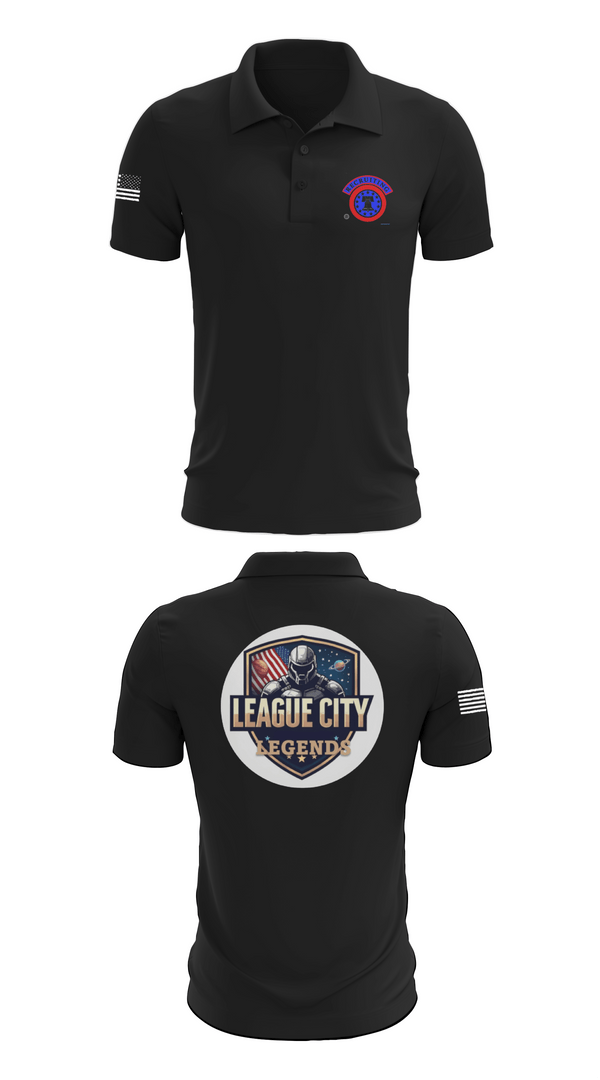 Short Sleeve Performance Polo, LEAGUE CITY RECRUITING, Army, Teamtime, Team time, sublimation, custom sports apparel, team uniforms, spirit wear, spiritwear, sports uniforms, custom shirts, team store, custom team store, fundraiser sports, apparel fundraiser