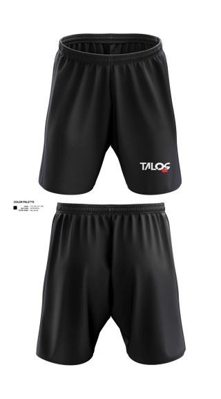 Athletic Shorts With Pockets, Talos Security, , Teamtime, Team time, sublimation, custom sports apparel, team uniforms, spirit wear, spiritwear, sports uniforms, custom shirts, team store, custom team store, fundraiser sports, apparel fundraiser