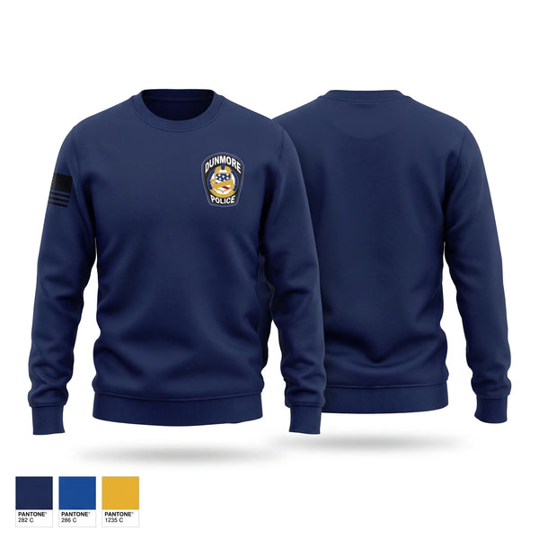 Crew Neck Sweatshirt, Dunmore Police Department, Police, Teamtime, Team time, sublimation, custom sports apparel, team uniforms, spirit wear, spiritwear, sports uniforms, custom shirts, team store, custom team store, fundraiser sports, apparel fundraiser