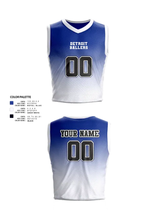 Mens Basketball Jersey, Detroit Ballers, Men's Basketball, Teamtime, Team time, sublimation, custom sports apparel, team uniforms, spirit wear, spiritwear, sports uniforms, custom shirts, team store, custom team store, fundraiser sports, apparel fundraiser