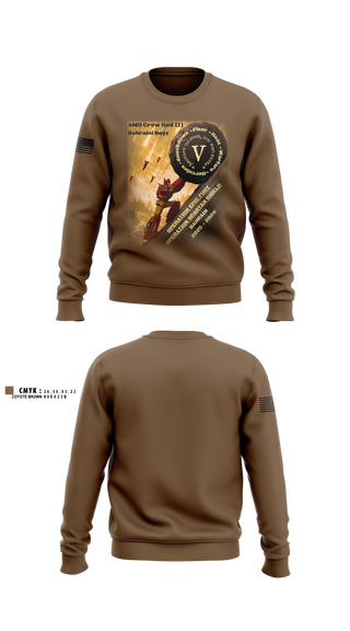 Crew Neck Sweatshirt, D/2-43, Army, Teamtime, Team time, sublimation, custom sports apparel, team uniforms, spirit wear, spiritwear, sports uniforms, custom shirts, team store, custom team store, fundraiser sports, apparel fundraiser