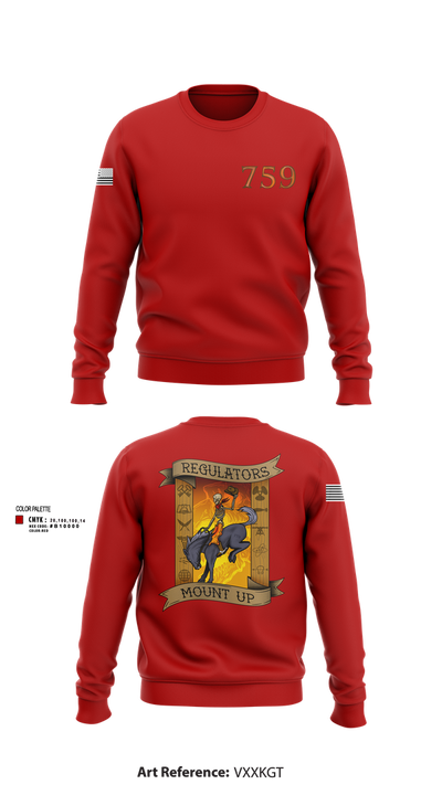 USS JEFFERSON CITY 86989980 Crew Neck Sweatshirt - 3