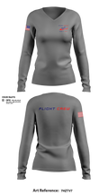 Air Evac Lifeteam Women's Long Sleeve V-neck Shirt - 12