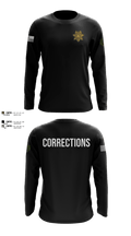 Whitman County Sheriff's Office Corrections 85641181 Long Sleeve Performance Shirt - 100
