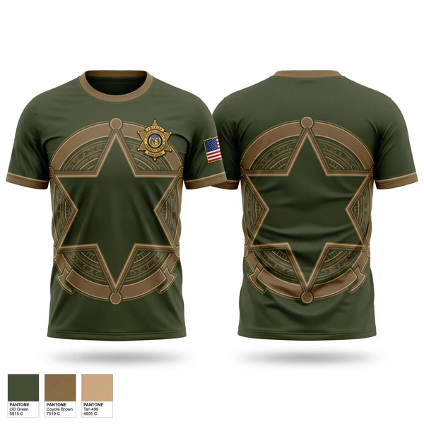 Short Sleeve Performance Shirt, Howard County Sheriffs Office, Police, Teamtime, Team time, sublimation, custom sports apparel, team uniforms, spirit wear, spiritwear, sports uniforms, custom shirts, team store, custom team store, fundraiser sports, apparel fundraiser