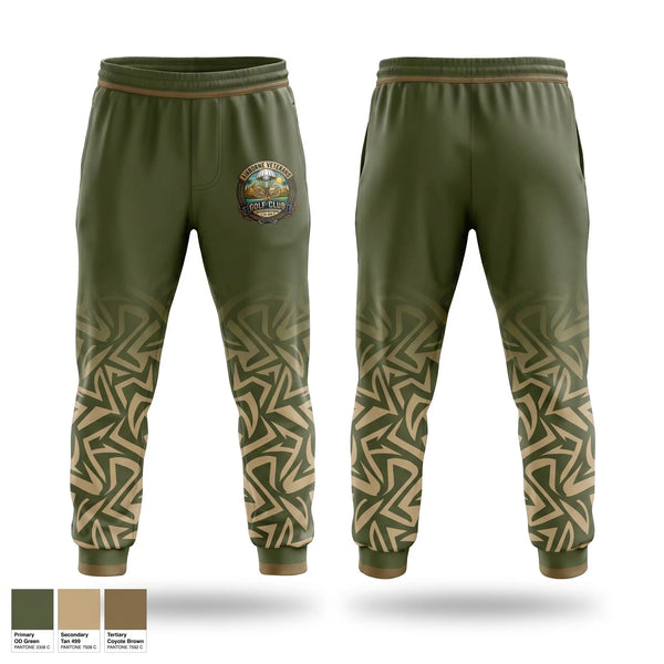 Sweatpants, Airborne Veterans Gold Club, Golf, Teamtime, Team time, sublimation, custom sports apparel, team uniforms, spirit wear, spiritwear, sports uniforms, custom shirts, team store, custom team store, fundraiser sports, apparel fundraiser