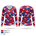 39th BDE 2-153 INF REG “GUNSLINGERS” Women's Long Sleeve V-neck Shirt - 1