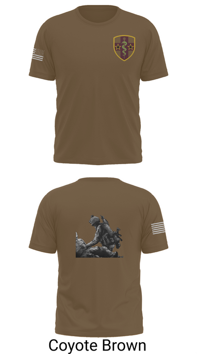 7455th MORU 95873552 Short Sleeve Performance Shirt - 16