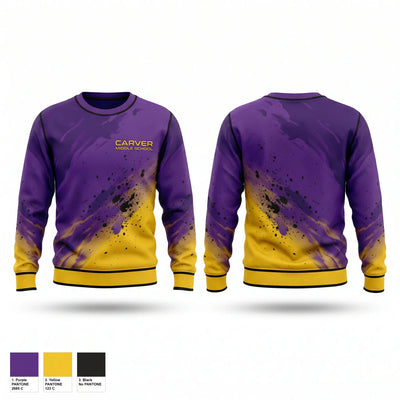CARVER MIDDLE SCHOOL 82811579 Crew Neck Sweatshirt - 1