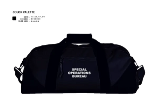 Duffle Bag, Special Operations Bureau, , Teamtime, Team time, sublimation, custom sports apparel, team uniforms, spirit wear, spiritwear, sports uniforms, custom shirts, team store, custom team store, fundraiser sports, apparel fundraiser