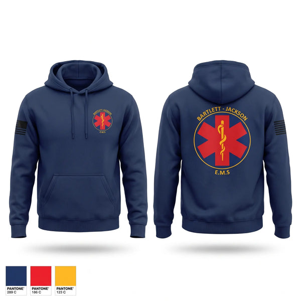 Hoodie, Bartlett Jackson EMS, EMS/EMT, Teamtime, Team time, sublimation, custom sports apparel, team uniforms, spirit wear, spiritwear, sports uniforms, custom shirts, team store, custom team store, fundraiser sports, apparel fundraiser