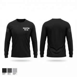 Long Sleeve Performance Shirt, Sunset Bay Fire Co, Fire Department, Teamtime, Team time, sublimation, custom sports apparel, team uniforms, spirit wear, spiritwear, sports uniforms, custom shirts, team store, custom team store, fundraiser sports, apparel fundraiser