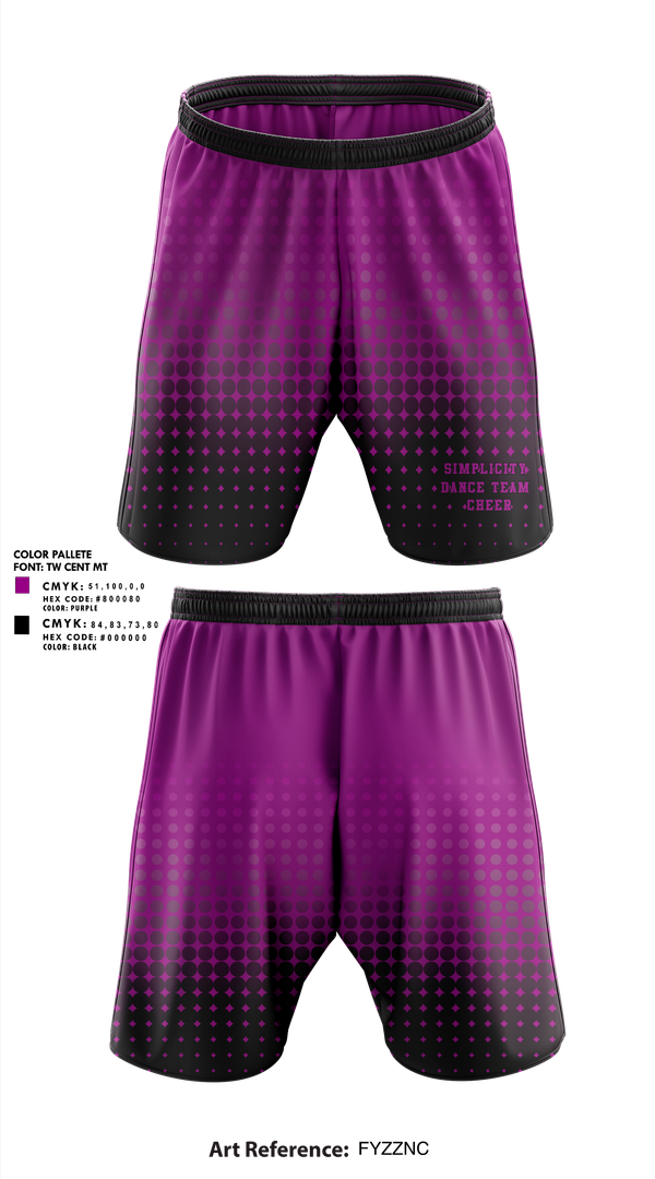 Athletic Shorts With Pockets, Simplicity Dance Team, Cheer, Teamtime, Team time, sublimation, custom sports apparel, team uniforms, spirit wear, spiritwear, sports uniforms, custom shirts, team store, custom team store, fundraiser sports, apparel fundraiser