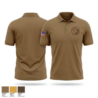 Short Sleeve Performance Polo, Detachment 157, Air Force, Teamtime, Team time, sublimation, custom sports apparel, team uniforms, spirit wear, spiritwear, sports uniforms, custom shirts, team store, custom team store, fundraiser sports, apparel fundraiser