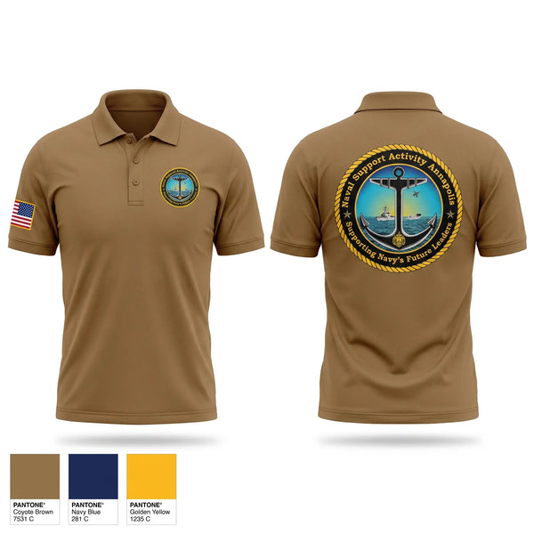 Short Sleeve Performance Polo, NSA Annapolis Security Detachment, Navy, Teamtime, Team time, sublimation, custom sports apparel, team uniforms, spirit wear, spiritwear, sports uniforms, custom shirts, team store, custom team store, fundraiser sports, apparel fundraiser