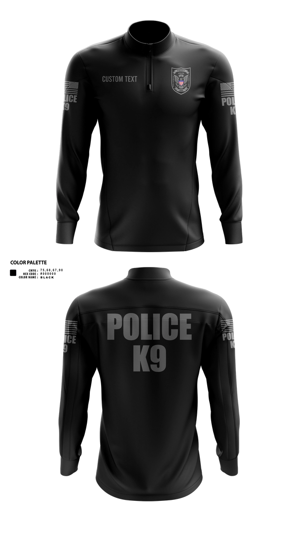 Quarter Zip Jacket, PERRY POLICE DEPARTMENT, Police, Teamtime, Team time, sublimation, custom sports apparel, team uniforms, spirit wear, spiritwear, sports uniforms, custom shirts, team store, custom team store, fundraiser sports, apparel fundraiser